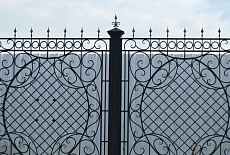 Забор из металлического прутка